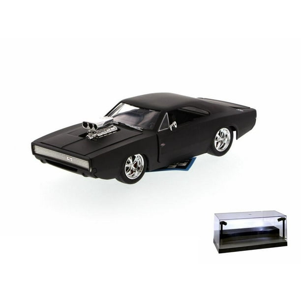 1970 Dodge Charger casi /& Furious 7 dom en 1:24 jada Toys 97174 negro mate